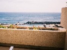 The balcony of our hotel room at the Teguise Playa hotel.